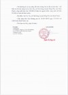 Giấy xác nhận đã ký Quỹ cải tạo, phục hồi môi trường Công ty Cổ phần ĐT xây lắp Miền nam Bình Phước